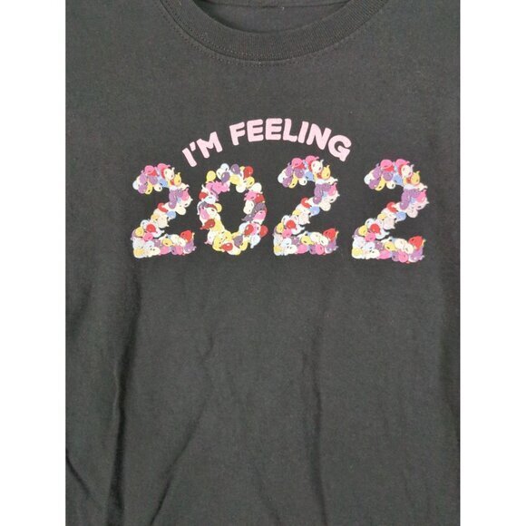 TAYLOR SWIFT Long Sleeve Top Women SZ M I'm Feeling 2022 Balloon Black Midnights - Picture 3 of 7
